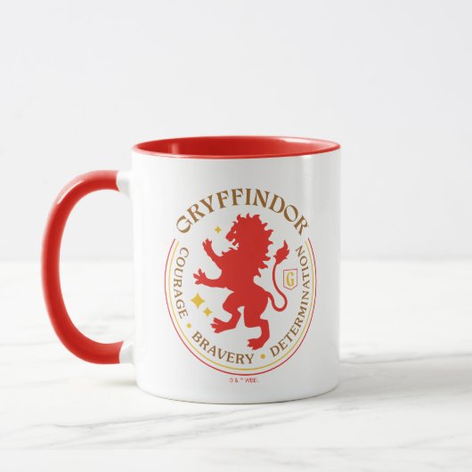 GRYFFINDOR™ Red Lion House Pride Abzeichen Tasse (Links)