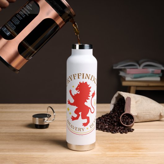 GRYFFINDOR™ Red Lion House Pride Abzeichen Trinkflasche (Kaffee)
