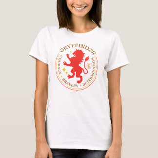 GRYFFINDOR™ Roter Löwe Haus Stolz Abzeichen T-Shirt