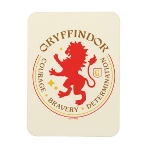 GRYFFINDOR™ Roter Löwenhaus-Stolz-Abzeichen Magnet