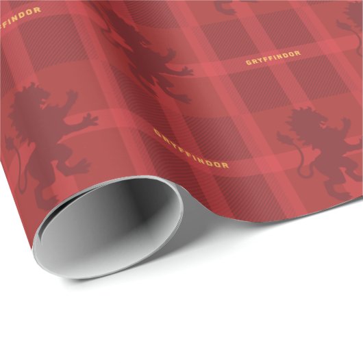 GRYFFINDOR™ Tartan Kariertes Muster Geschenkpapier (Rolleneckpunkt)