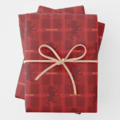 GRYFFINDOR™ Tartan Kariertes Muster Geschenkpapier Set (Beispiel)