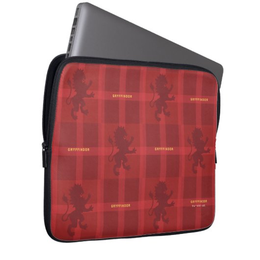 GRYFFINDOR™ Tartan Kariertes Muster Laptopschutzhülle (Vorne Rechts)