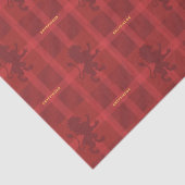 GRYFFINDOR™ Tartan Plaid Pattern Seidenpapier (Ausschnitt)