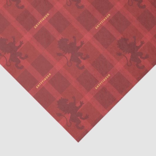 GRYFFINDOR™ Tartan Plaid Pattern Seidenpapier (Ausschnitt)