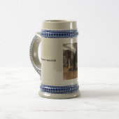 Grýla und Leppalúði Bierkrug Bierglas (Vorderseite Links)