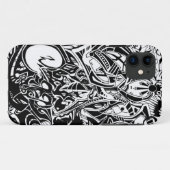 GRYM - Abstrakte Schwarz-Weiß-Kunst Case-Mate iPhone Hülle (Rückseite (Horizontal))