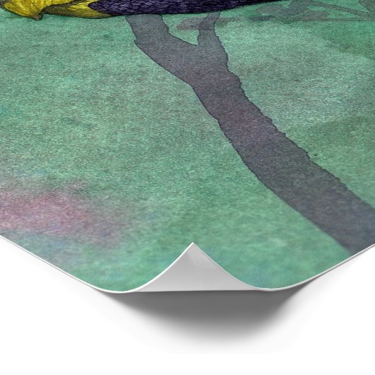 Gryphoceratops drucken poster (Ecke)