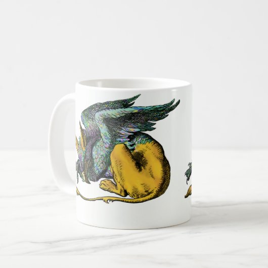 Gryphon - Blau: Kaffeetasse (Vorderseite Links)