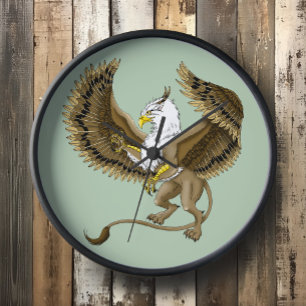 Gryphon Fantasy Greif Mythologie Uhr