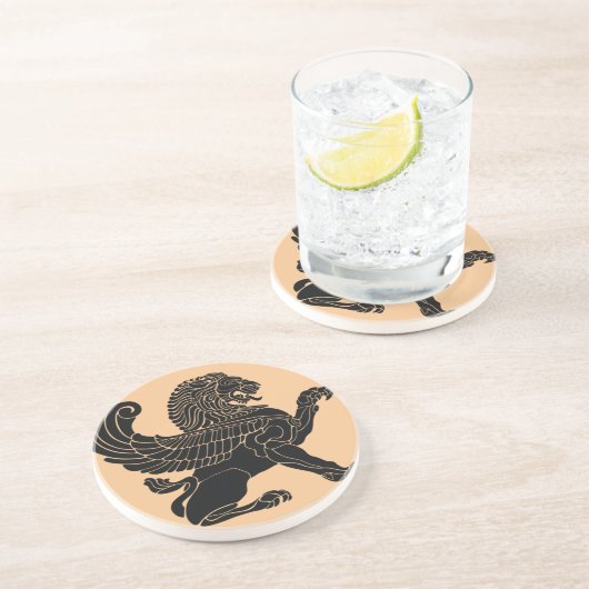 Gryphon Getränkeuntersetzer (Seite)