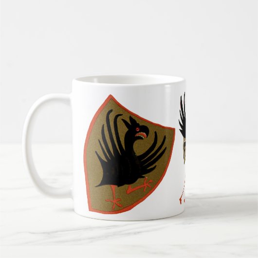 Gryphon, Greif, flippiges Huhn Kaffeetasse (Links)