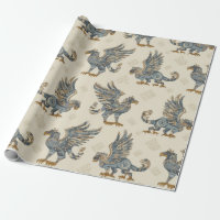 Gryphon-Hieroglyphen-Geschenkpapier