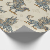 Gryphon-Hieroglyphen-Geschenkpapier Geschenkpapier (Ecke)