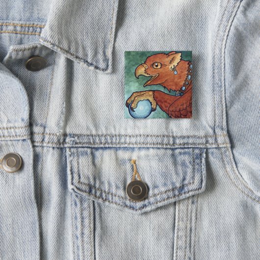 Gryphon Mage Knopf Button (Beispiel)
