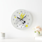 Gryphon or Griffin Yellow Große Wanduhr (Zuhause)