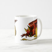 Gryphon - Rot: Kaffeetasse (VorderseiteRechts)
