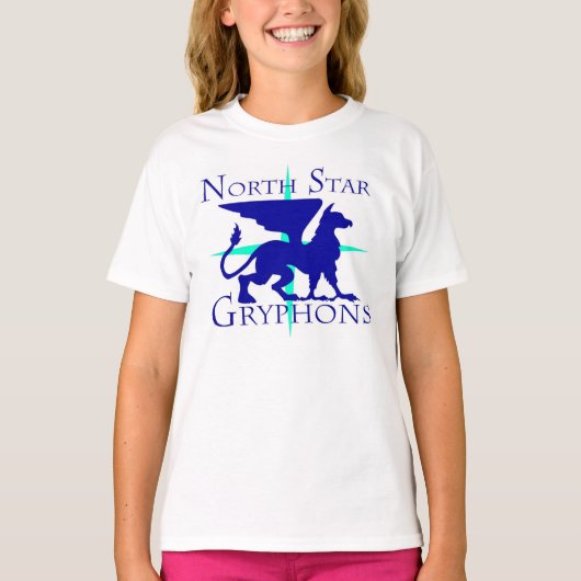 Gryphons der Nordstern der Mädchen T - Shirt (Vorderseite)