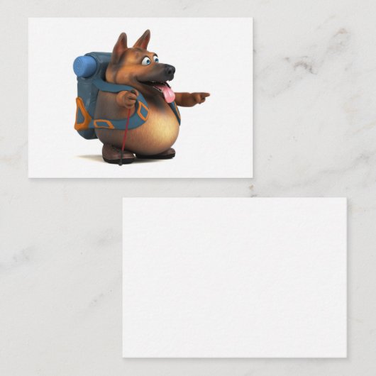 GS Backpacker Mitteilungskarte (Vorne/Hinten)