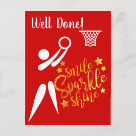 GS Player als gut getan Netball Postkarte