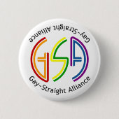 GSA Neon Round Light Button (Vorderseite)