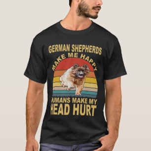 GSD010 - Deutsche Hirten machen mich glücklich Men T-Shirt