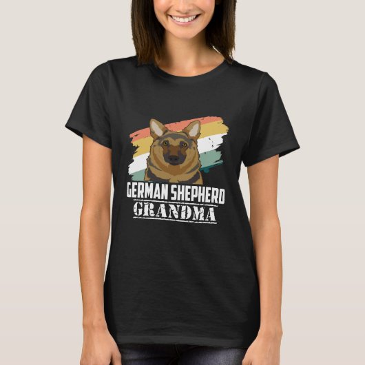 GSD116 - Deutsche Schäfergranma T-Shirt (Vorderseite)