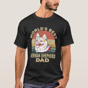 GSD134 - Weltbester deutscher Schäferhund-Vater Vi T-Shirt