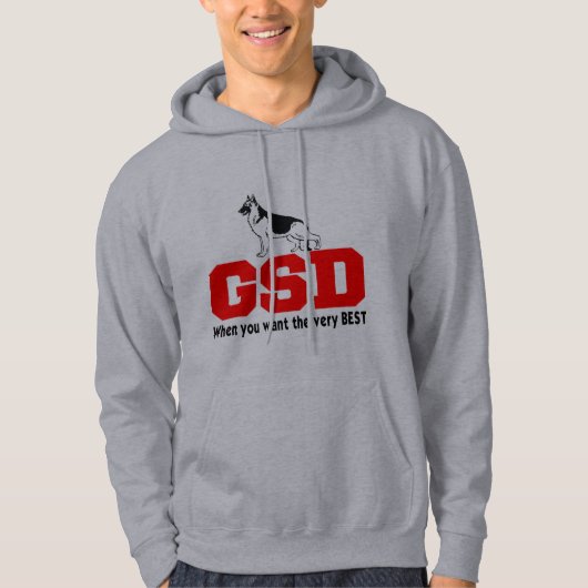 GSD AM BESTEN HOODIE (Vorderseite)