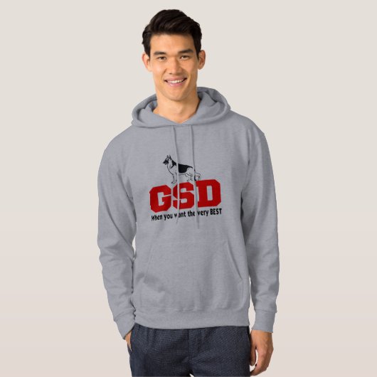 GSD AM BESTEN HOODIE (Vorne ganz)
