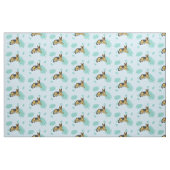 gsd Blaupalmen Stoff (Fat Quarter (45,7 x 55,9 cm))