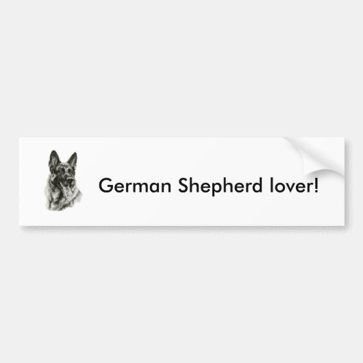 GSD car sticker Autoaufkleber (Vorne)