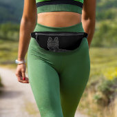 GSD Dog Nah-Up Black Bauchtasche