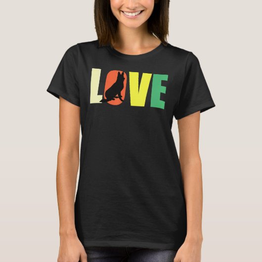Gsd German Shepherd Dog Gsd Dog Eigentümer T-Shirt (Vorderseite)