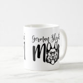 GSD German Shepherd Mama auf Kaffeetasse (VorderseiteRechts)