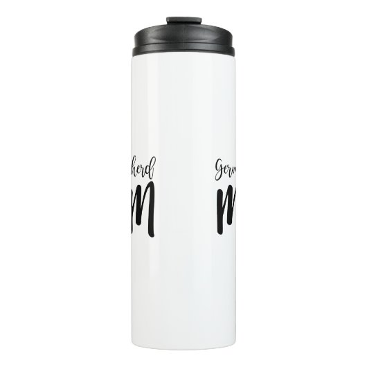 GSD German Shepherd Mama auf Thermosbecher (Vorderseite)