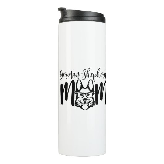 GSD German Shepherd Mama auf Thermosbecher (Nach rechts gedreht)
