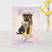 GSD-Herz-Mama Karte (Gelbe Blume)