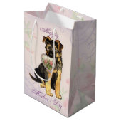 GSD Herz-Mama Mittlere Geschenktüte (Vorderseite Schrägansicht)