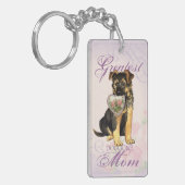 GSD-Herz-Mama Schlüsselanhänger (Vorderseite links)