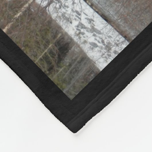 GSD im Winter-Schnee Fleecedecke (Ecke)