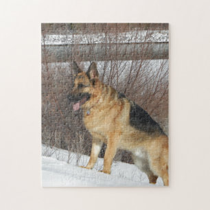 GSD im Winter-Schnee Puzzle