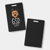 GSD Lover Ausweis (Vorder- & Rückseite)