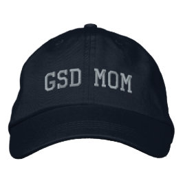 GSD Mama German Shepherd Dog Mama Athletic Bestickte Baseballkappe