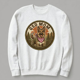 GSD Mom Crewneck Sweatshirt Hunde-Mama-Geschenk fü