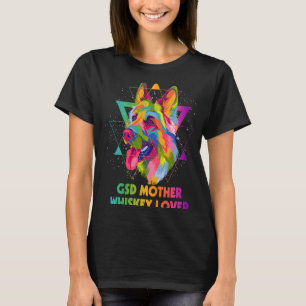 GSD Mother Whiskey German Shepherd Animal T-Shirt
