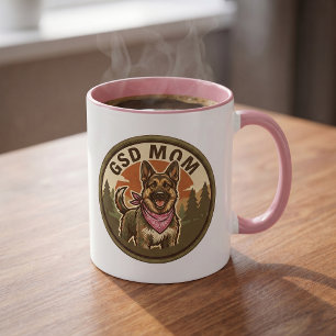 GSD-Mutter-Kaffeetasse Deutscher-Schäferhund-Mut Tasse