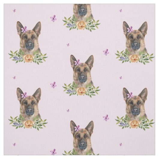 GSD rosa Blumen Stoff (Muster)