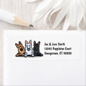 GSD Schwarz-weiß und Tan Simple (Insitu)