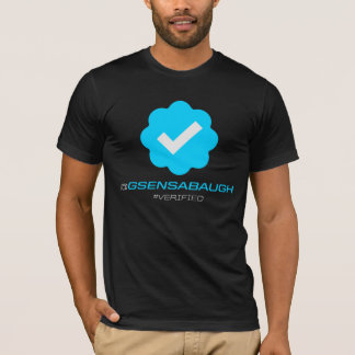 @GSensabaugh - überprüft - Schwarzes T-Shirt